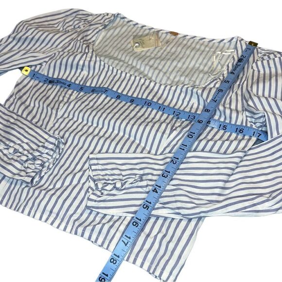 Free People Caroline Stripe Top in Neutral - Picture 7 of 10